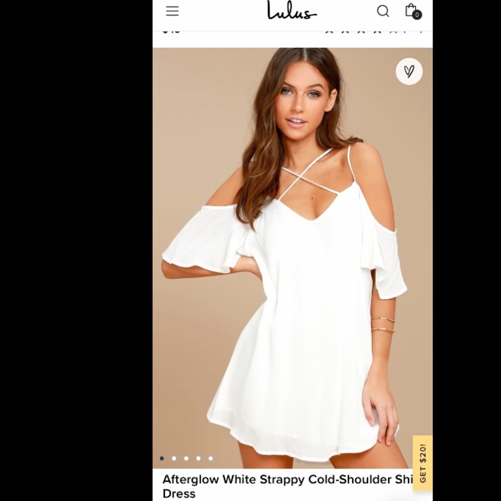 Brand new white dress